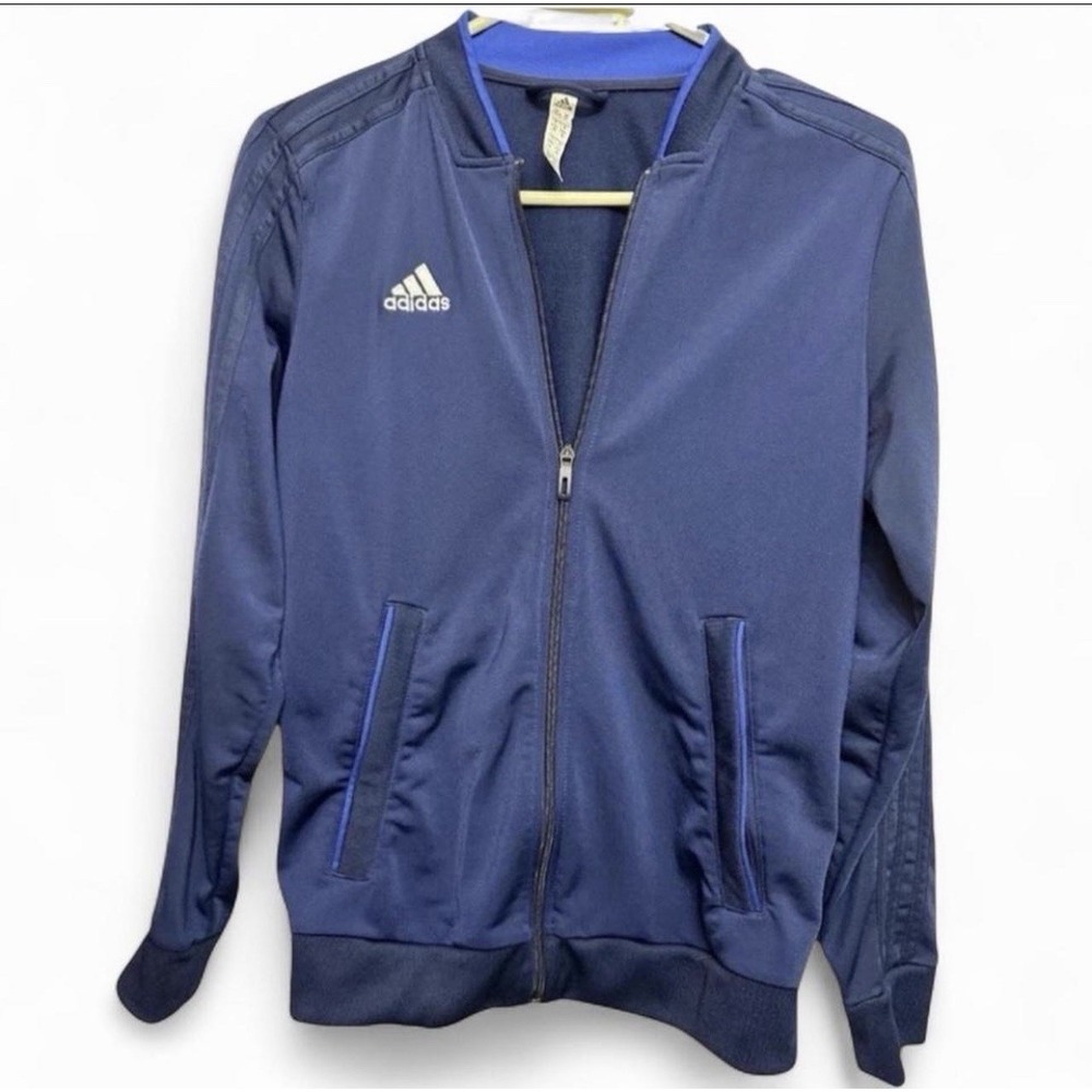 Women's adidas Condivo‎ 18  Soccer Training Track Jacket Blue (CF4329) Small